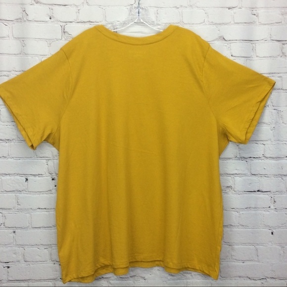 AVA & VIV T-Shirt Women's Plus Size 3x(24-26) Gold Scoop Neck Short Sleeve Comfy - Picture 6 of 6